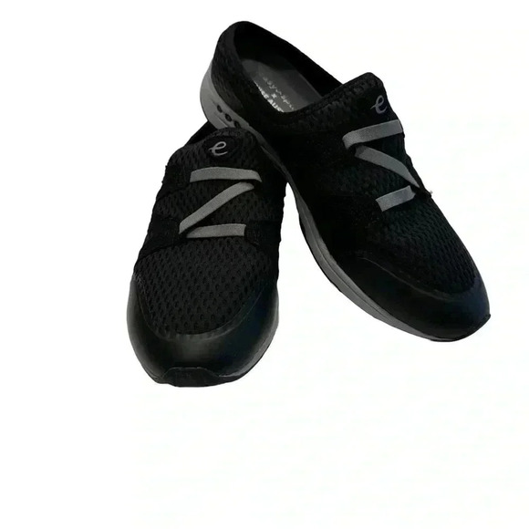 NEW Easy Spirit x Denise Austin Tiptoe Clog Sneaker Black Size 8.5 W - Picture 1 of 9